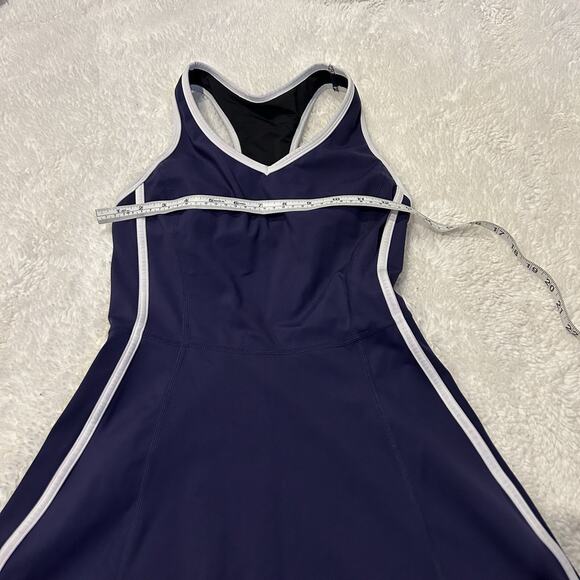 Women’s Tennis Dress Navy Sz XS Preppy Country Club Athleisure Luxe Summer - Picture 3 of 5
